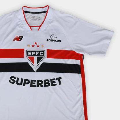 São Paulo I 2026/27 Fan Version New Balance Men's - White+Red Jersey