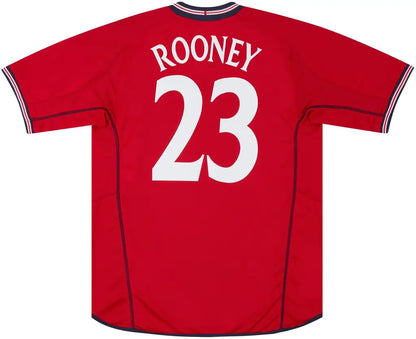 2002-04 England Away Shirt Rooney #23