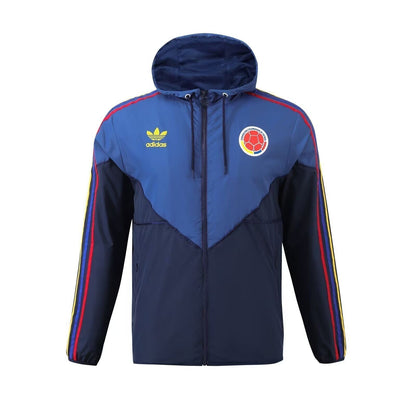 colombia Dark Blue Windbreaker Jacket