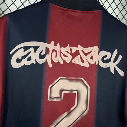 CJ x x Barcelona Retro 2000/01 Home Skeleton jersey