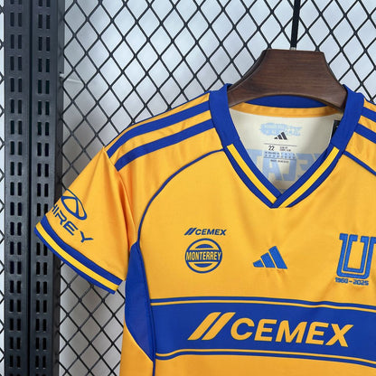 Tigres UANL 2025/26 Home Kids Kit
