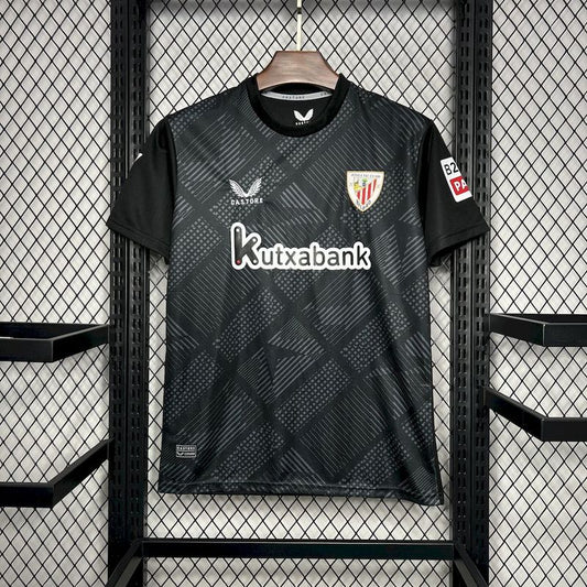 Jersey Athletic Bilbao Goalkeeper 24/25 No Name/Number Fan Version Men's - Black