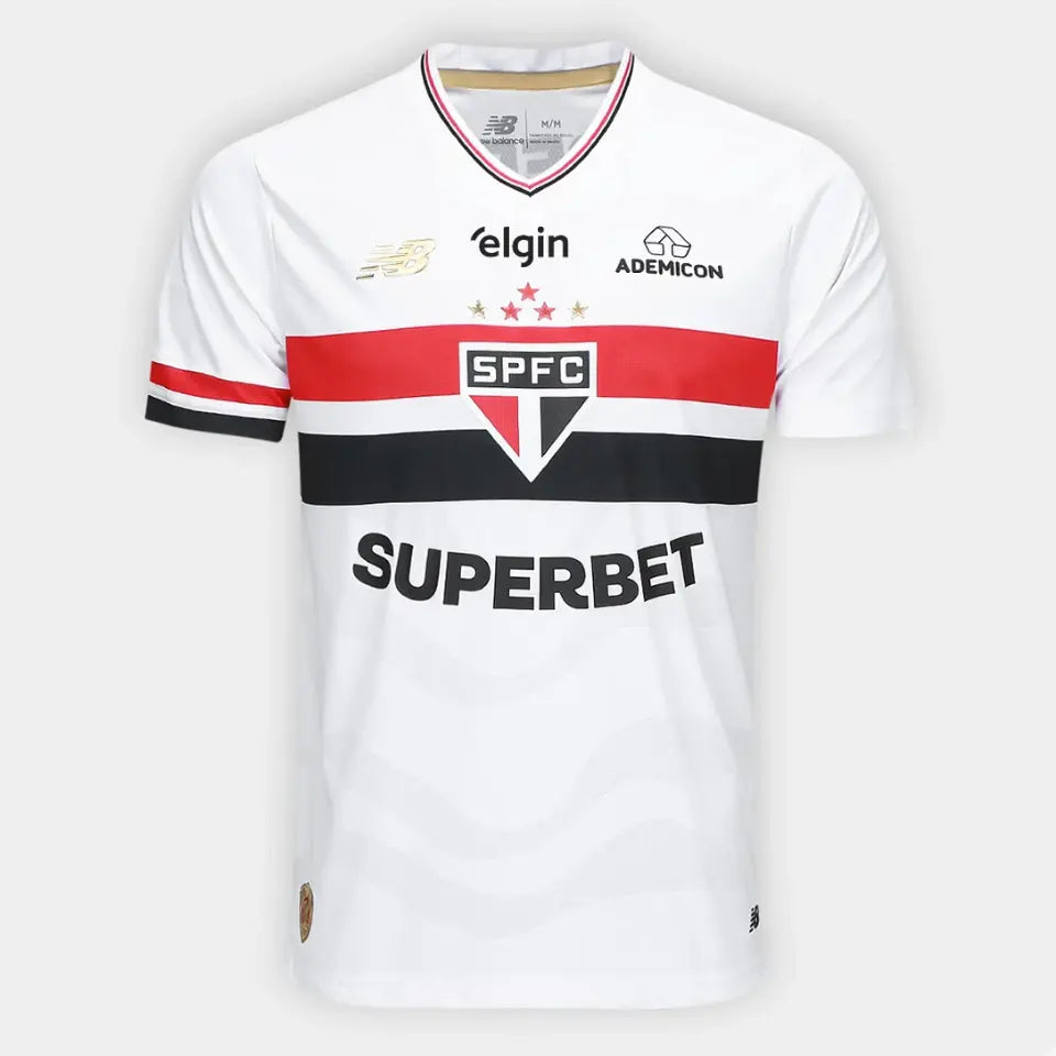 Player Version Jersey Sao Paulo 2025/26 I with Sponsors [Slim Fit]