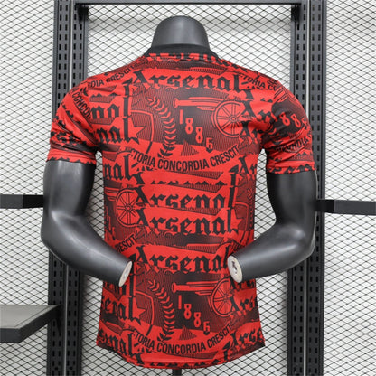 Arsenal 25/26 Training Jersey - Dark Red - Player Version - Slim Fit