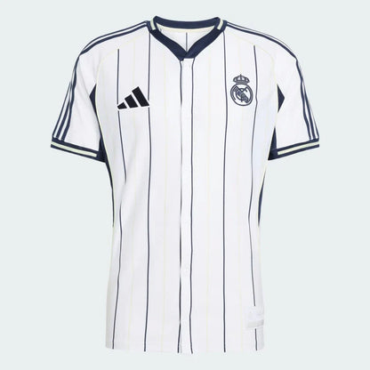 Real Madrid Home Jersey 2025/26 - Version Baseball US Pack [Slim Fit]