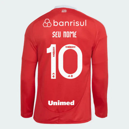 SC Internacional Home 2025 - Long Sleeve SPONSOR