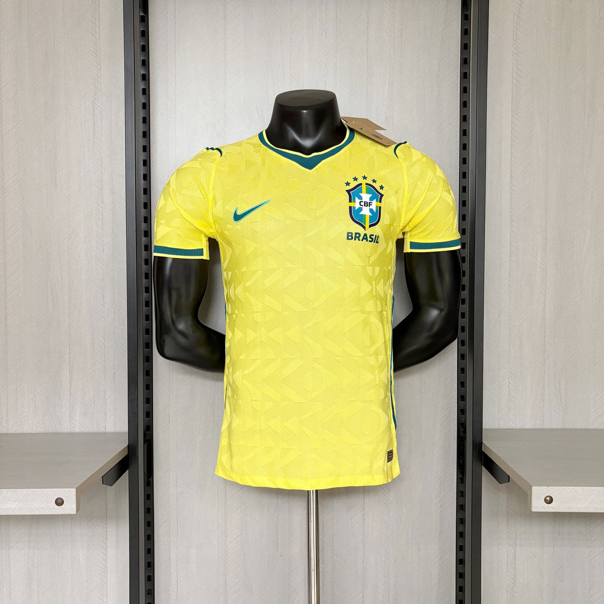Jersey Brasil Away 2026/27 Player Version Yellow