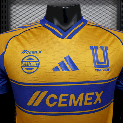 Tigres Home 2025/26 - Player Version [Slim Fit]