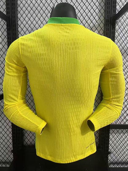 Brazil 2025/26 Long Sleeve Brazil - Player Version [Slim Fit]