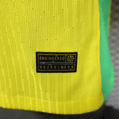Brazil 2025/26 Home Jersey Player Version - Brazil - Slim Fit
