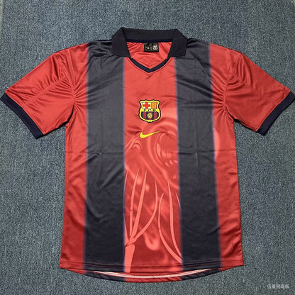 CJ x x Barcelona Retro 2000/01 Home Skeleton jersey