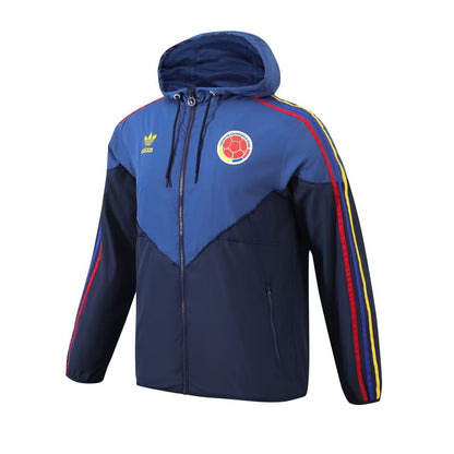 colombia Dark Blue Windbreaker Jacket