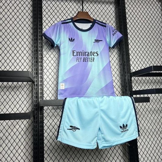 Kids Set Arsenal Third 24/25 - Purple
