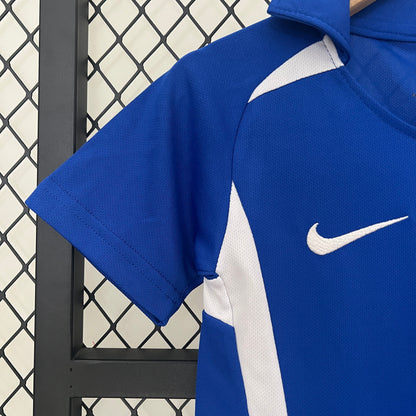 Brazil Away Retro Kids Kit 2002