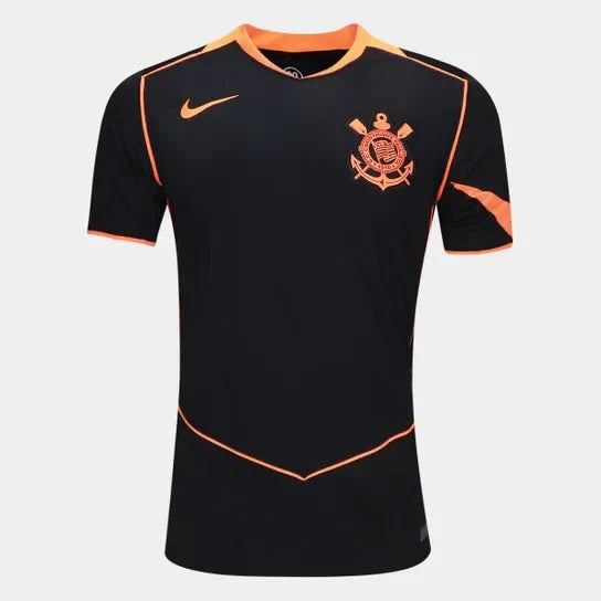 Jersey Corinthians (Total 90) III 2025 - Black and Orange - Men's - Fan Version