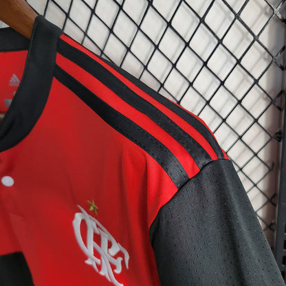 Flamengo Home 17/18 Red e Black