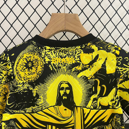 Brazil Special Edition Kit Kids - Cristo Redentor Yellow