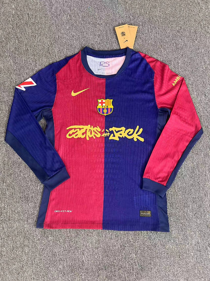 Barcelona 2025/26 Travis Scott Long Sleeve - Player Version [Slim Fit]