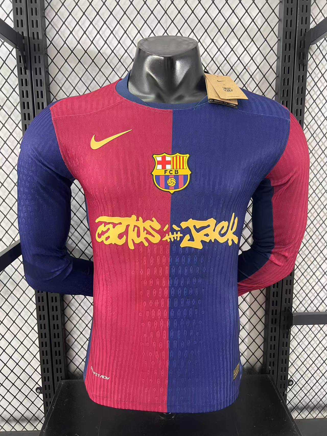 Barcelona 2025/26 Travis Scott Long Sleeve - Player Version [Slim Fit]