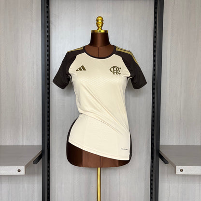 Jersey Flamengo Training 2026 Women's Beige - Fan Version