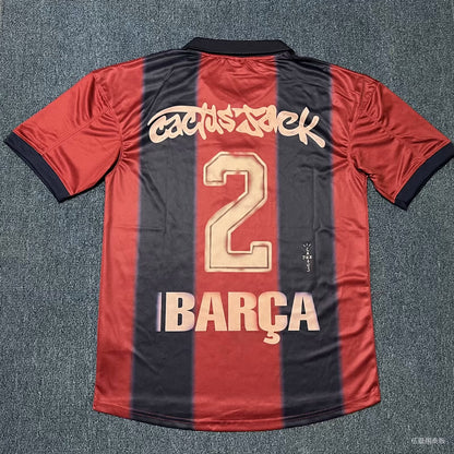 CJ x x Barcelona Retro 2000/01 Home Skeleton jersey