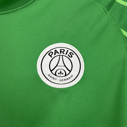 Paris Saint-Germain 2025/26 Green goalkeeper Long Sleeve Jersey