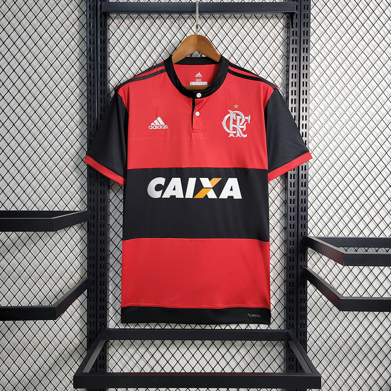 Flamengo Home 17/18 Red e Black