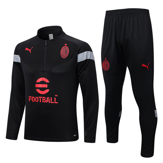 Training Kit AC Milan - Set Long Sleeve Black
