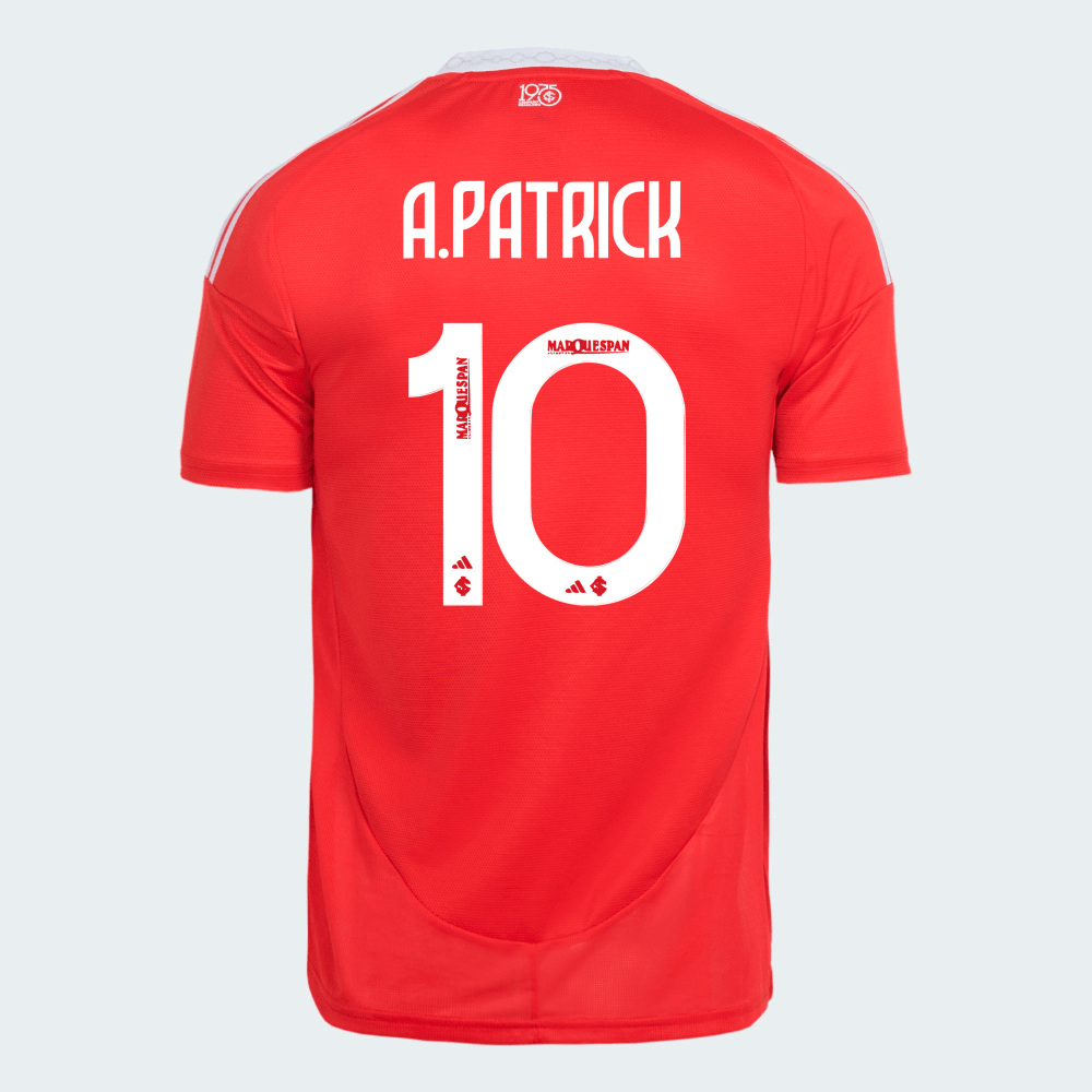 Jersey adidas Internacional 2025/26 I - A. Patrick N° 10