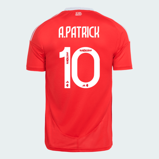 Jersey adidas Internacional 2025/26 I - A. Patrick N° 10