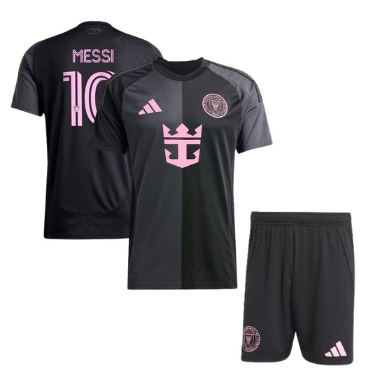 Kids Kit Inter Miami CF Lionel 10 Away Fan Jersey 2025/26
