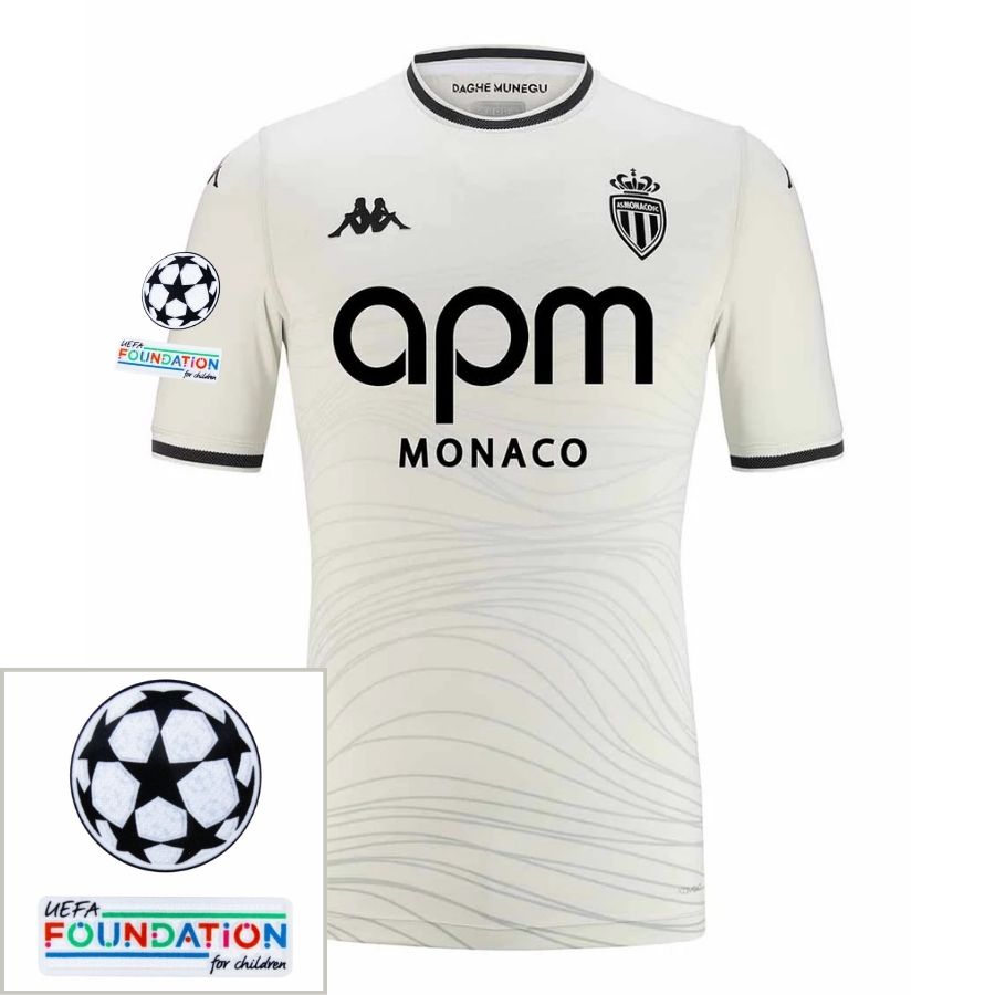 Atalanta Third Fan Jersey 2024/25 Patches UCL UEFA Foundation (Official Printing)