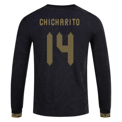 Mexico Chicharito 2025 Special Edition Long Sleeve Third Player Version Jersey by [Slim Fit]