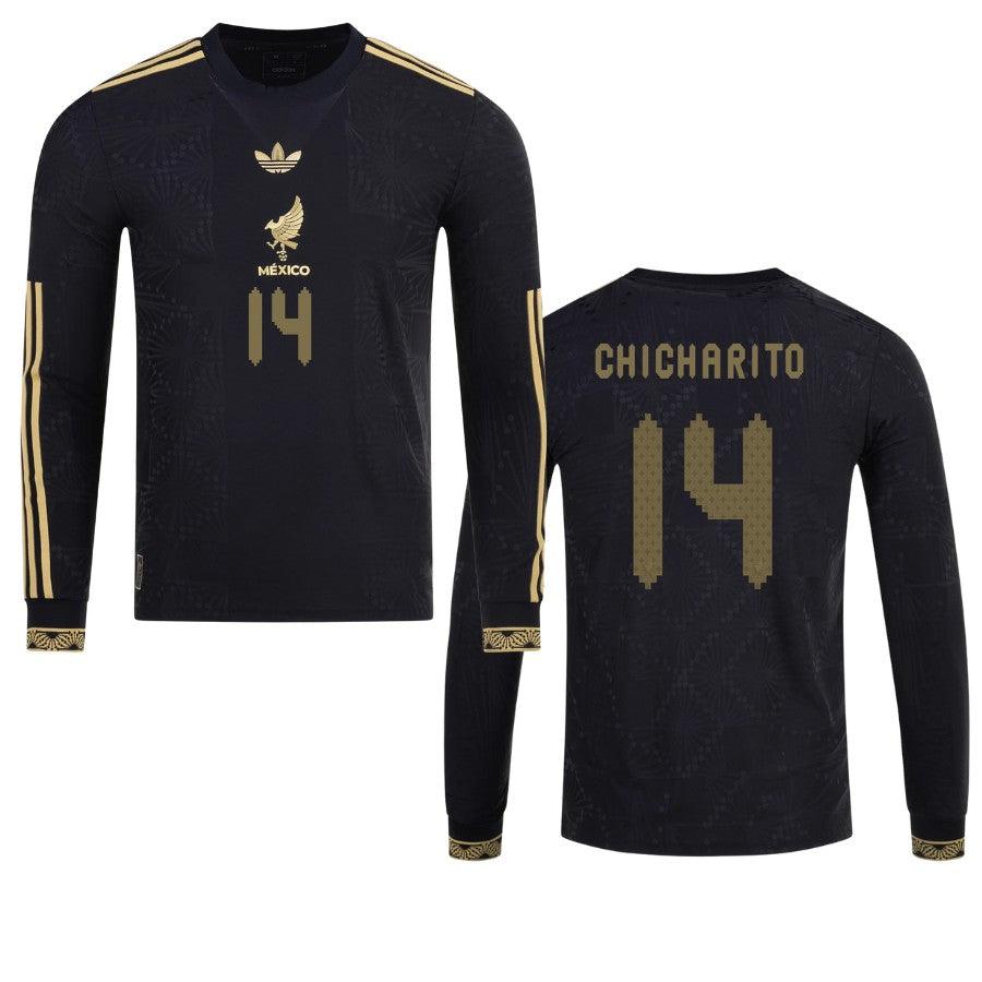 Mexico Chicharito 2025 Special Edition Long Sleeve Third Player Version Jersey by [Slim Fit]