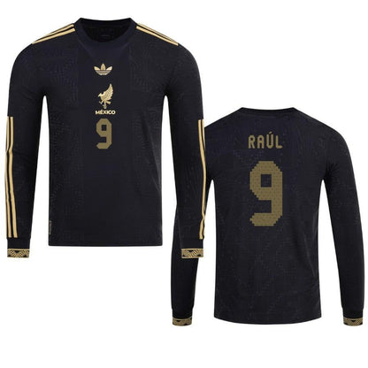 Mexico Raúl Jiménez 2025 Special Edition Long Sleeve Third Player Version Jersey by [Slim Fit]