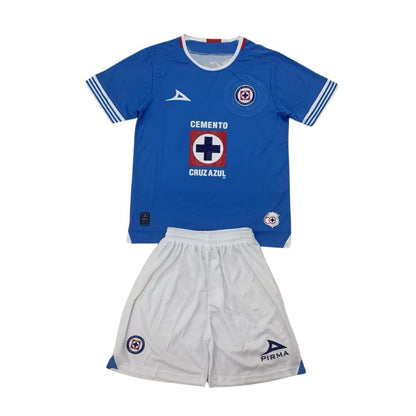 Kids KIT Cruz Blue Home Fan Jersey 2024/25