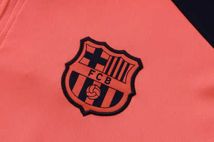 Training Kit Barcelona - Set Long Sleeve Fluorescent Orange
