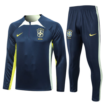 Training Kit Brazil - Set Long Sleeve Blue Royal