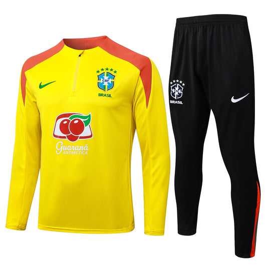 Training Kit Brazil - Set Long Sleeve Yellow