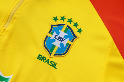 Training Kit Brazil - Set Long Sleeve Yellow