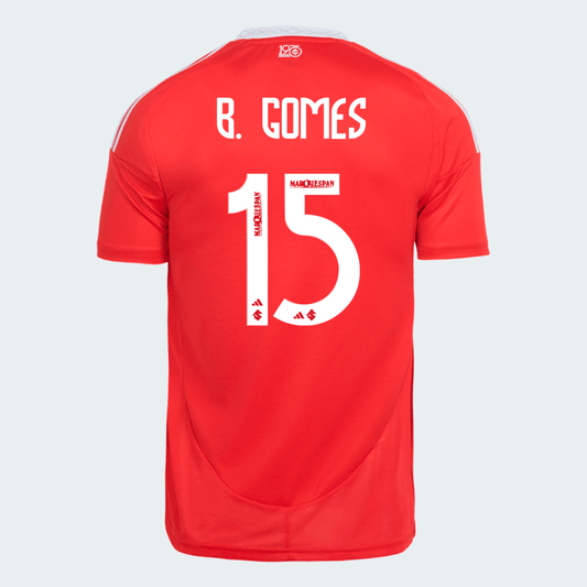 Jersey adidas Internacional 2025/26 I - B. Gomes N° 15
