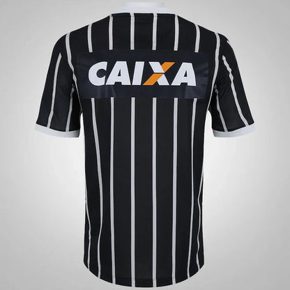 Jersey Retro Corinthians Away 2013 Black/White Men's