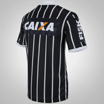 Jersey Retro Corinthians Away 2013 Black/White Men's