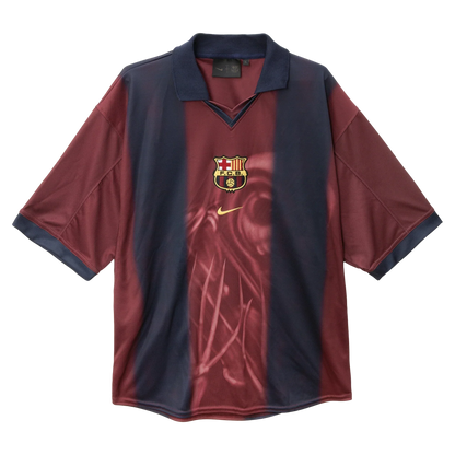 CJ x x Barcelona Retro 2000/01 Home Skeleton jersey