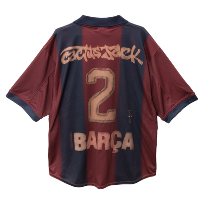 CJ x x Barcelona Retro 2000/01 Home Skeleton jersey