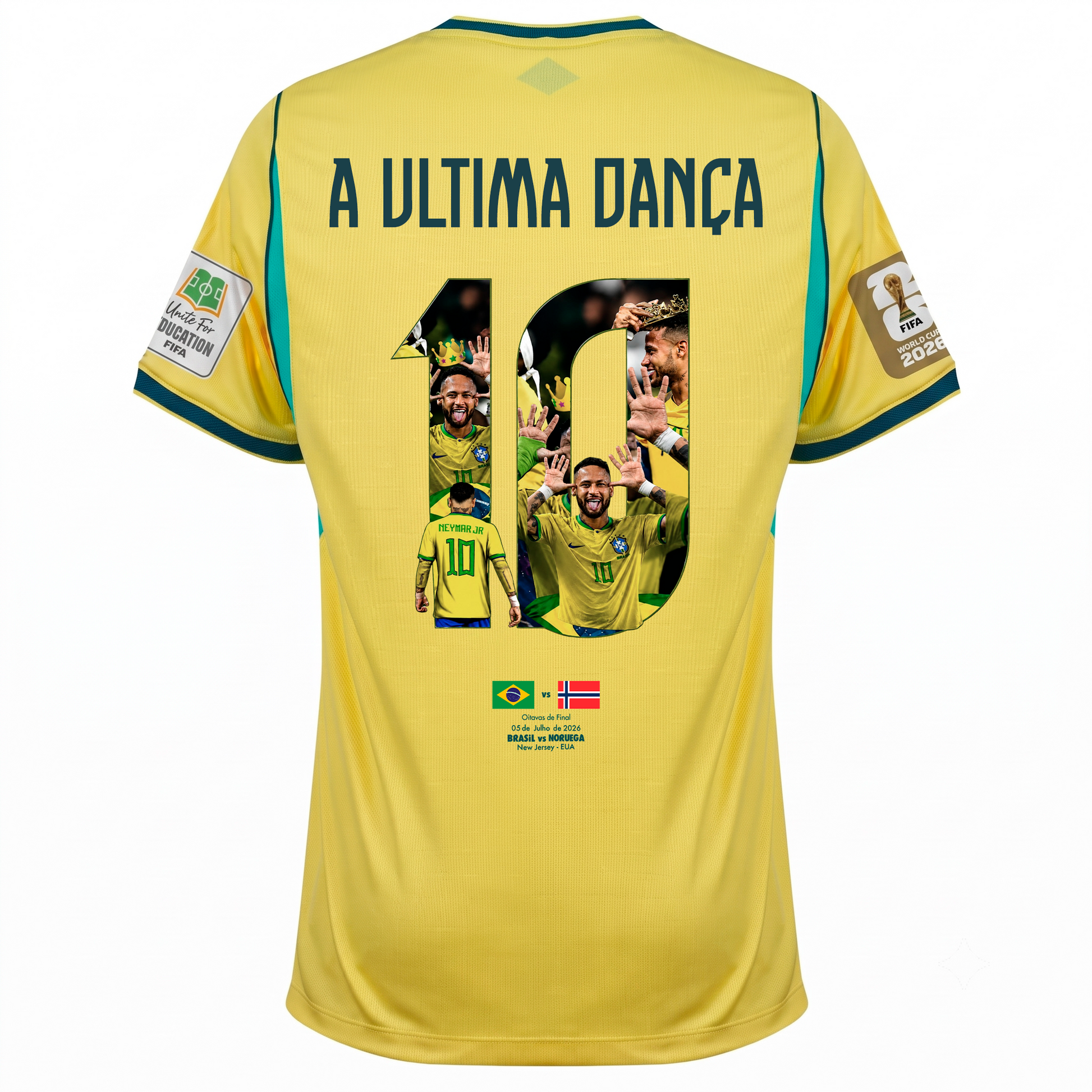 Jersey Seleção Brasileira 2026/27 Neymar #10 A ultima dança