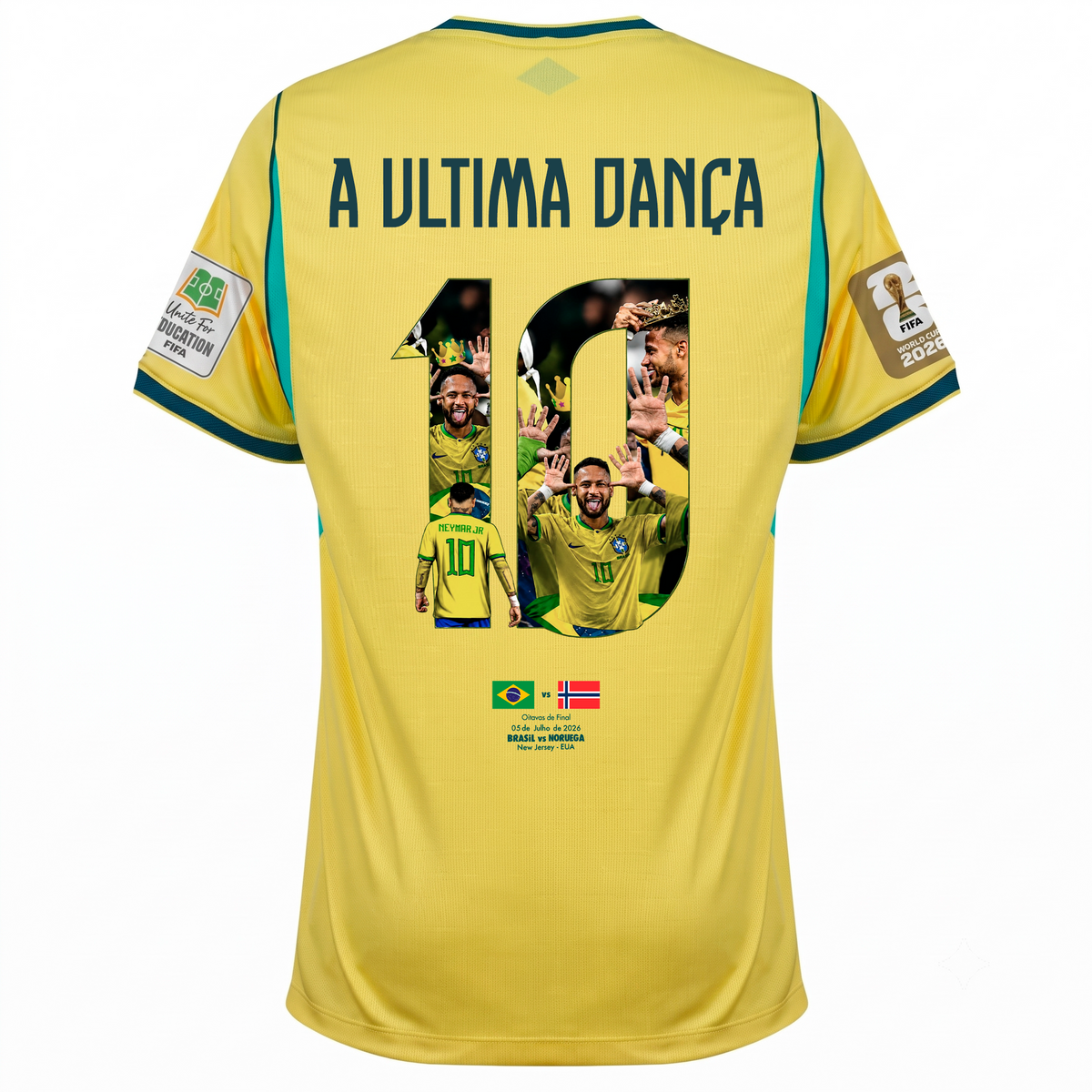 Jersey Seleção Brasileira 2026/27 Neymar #10 A ultima dança
