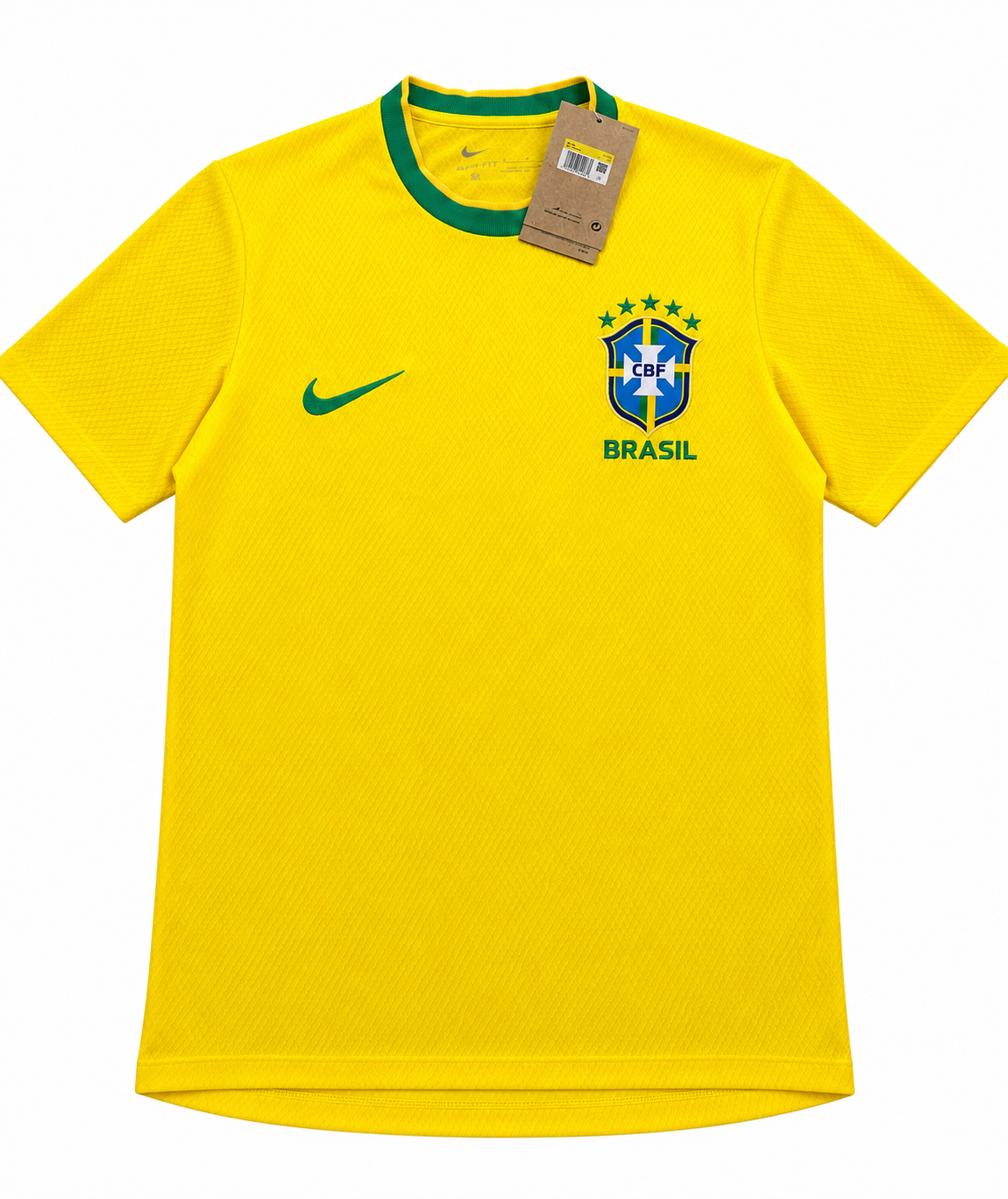 [PRONTA ENTREGA] Jersey Brasil Modelo Basico Fan Version Unissex (forma pequena)
