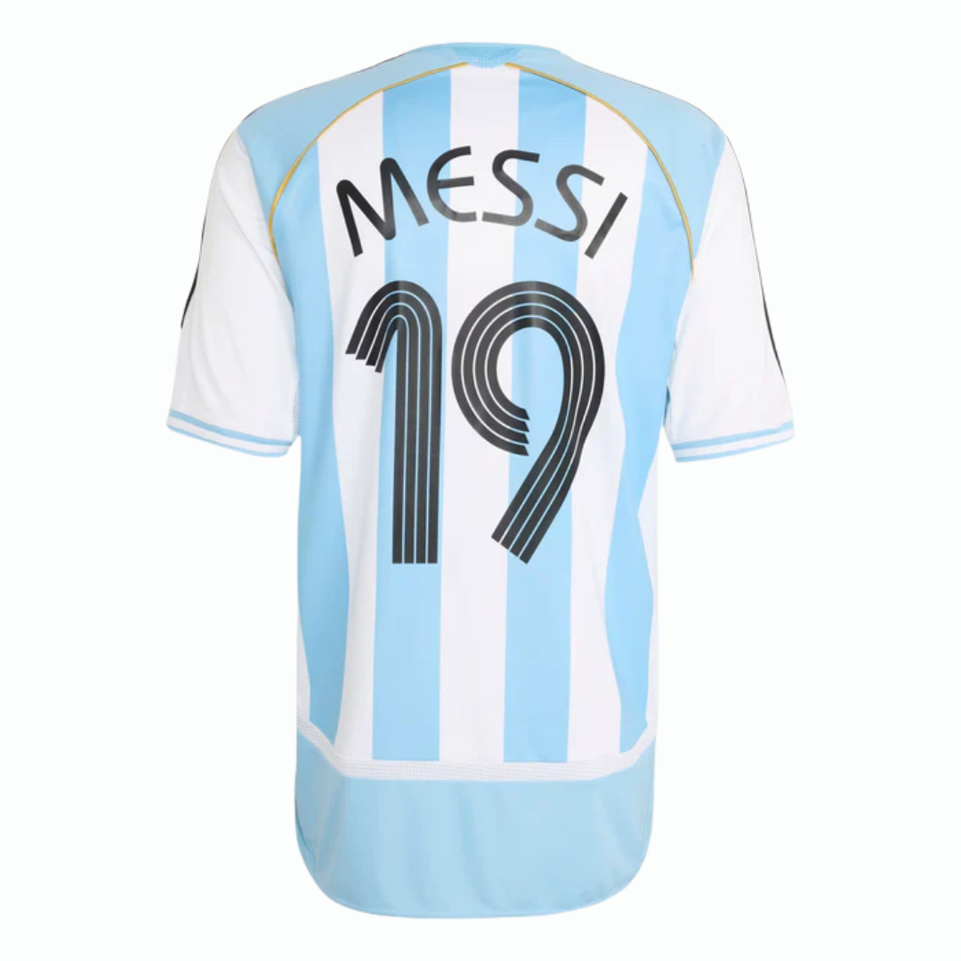 Argentina Home Jersey 2006 #19 - Retro