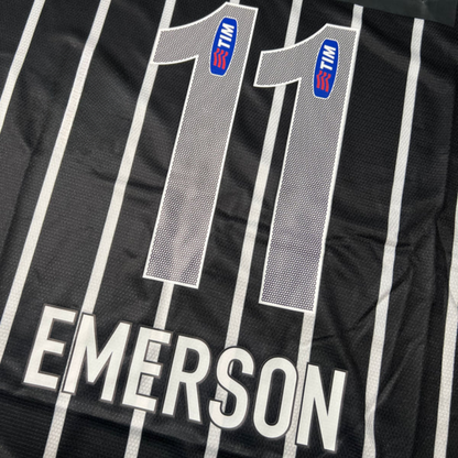 Jersey Retro Corinthians Away 2013 Black/White Men's
